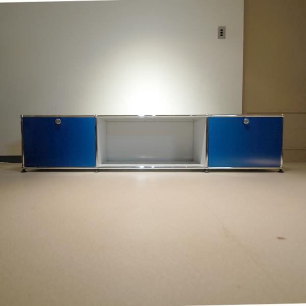 USM HallerTVボード/ライトグレーブルー/両サイド扉