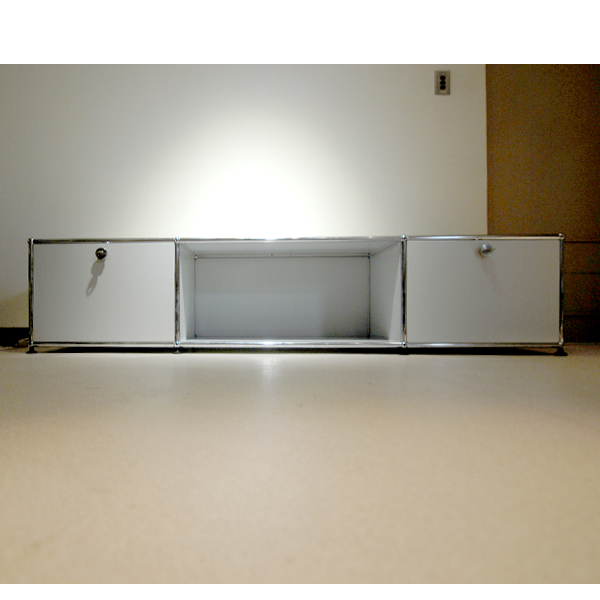 USM HallerTVボード/ライトグレー/両サイド扉