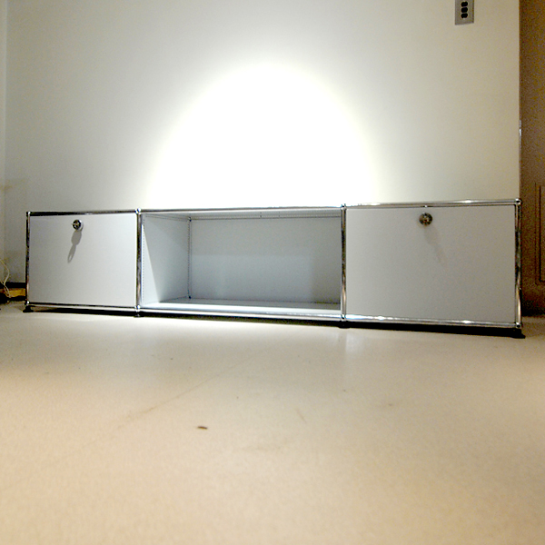 USM HallerTVボード/ライトグレー/両サイド扉