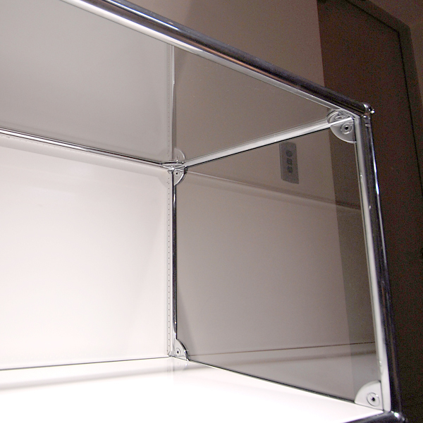 USMハラー(USM Haller)1列3段/ホワイト+ガラス天板